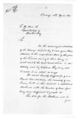 2 pages written 15 Apr 1865 by an unknown author in Aorangi to Sir Donald McLean in Hawke's Bay Region, from Superintendent, Hawkes Bay and Government Agent, East Coast - Papers