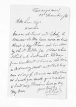 1 page written 23 Dec 1865 by George Edward Read in Turanganui to Sir Donald McLean, from Inward letters -  G E Read