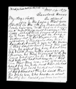 8 pages written 14 Nov 1870 by Sir Robert Donald Douglas Maclean in Auckland Region to Sir Donald McLean, from Inward family correspondence - Douglas Maclean (son)