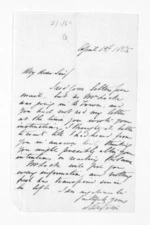 1 page written 1 Apr 1865 by Samuel Deighton, from Inward letters - Samuel Deighton