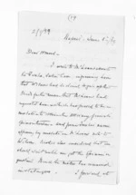 4 pages written 8 Jun 1869 by John Chilton Lambton Carter in Napier City to John Davies Ormond, from Inward letters - J C Lambton Carter