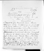 5 pages written 12 Mar 1872 by William Gisborne in Wellington to Sir Donald McLean in Dunedin City, from Native Minister and Minister of Colonial Defence - Inward telegrams