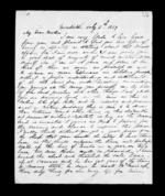 4 pages written 5 Feb 1862 by Archibald John McLean in Maraekakaho to Sir Donald McLean, from Inward family correspondence - Archibald John McLean (brother)