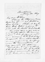 2 pages written 30 Jul 1869 by Dr Daniel Pollen in Auckland Region to Sir Donald McLean, from Inward letters - Daniel Pollen