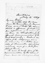 3 pages written 16 Jul 1869 by Dr Daniel Pollen in Auckland Region to Sir Donald McLean, from Inward letters - Daniel Pollen