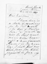 6 pages written 22 Mar 1853 by Thomas Purvis Russell to Sir Donald McLean, from Inward letters - Thomas Purvis Russell