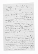 2 pages written 9 Jul 1867 by Henry Robert Russell to Sir Donald McLean, from Inward letters - H R Russell