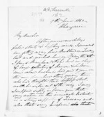 3 pages written 9 Jun 1862 by William Nicholas Searancke in Whangarei to Sir Donald McLean, from Inward letters - W N Searancke