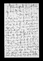 5 pages written 18 Jul 1861 by Archibald John McLean in Maraekakaho to Sir Donald McLean, from Inward family correspondence - Archibald John McLean (brother)