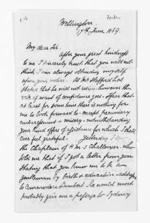 2 pages written 17 Jun 1869 by Frederick A C Foster in Wellington City, from Inward letters - Surnames, Foo - Fox
