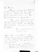 1 page written 4 Oct 1870 by Sir Donald McLean to Henry Halse, from Native Minister - Native schools