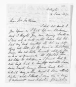 6 pages written 19 Jun 1871 by Philip Harington in Wellington City to Sir Donald McLean in Napier City, from Inward letters - Philip Harington