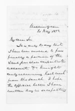 3 pages written 20 May 1872 by Richard John Gill in Wellington, from Inward letters - Richard John Gill