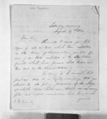 4 pages written 19 Aug 1854 by Alexander Martin to Sir Donald McLean, from Inward letters - Surnames, Mar - Mar