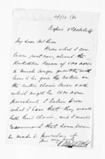 2 pages written 1 Oct 1861 by Michael Fitzgerald in Napier City to Sir Donald McLean, from Inward letters - Michael Fitzgerald