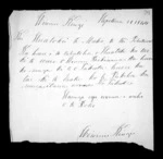 2 pages written 28 Sep 1844 by Wiremu Kingi, from Correspondence and other papers in Maori