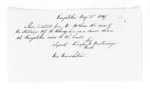 1 page written 2 Aug 1849 by Panapa in Rangitikei District to Sir Donald McLean, from Native Land Purchase Commissioner - Papers