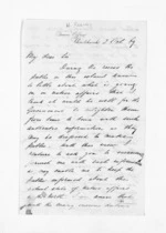 3 pages written 2 Oct 1869 by William Reeves in Christchurch City, from Inward letters - Surnames, Ree - Rei