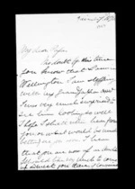 2 pages written 27 Oct 1870 by Sir Robert Donald Douglas Maclean to Sir Donald McLean, from Inward family correspondence - Douglas Maclean (son)