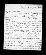 4 pages written 26 Aug 1868 by Archibald John McLean in Glenorchy to Sir Donald McLean, from Inward family correspondence - Archibald John McLean (brother)