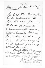 1 page, from Superintendent, Hawkes Bay and Government Agent, East Coast - Miscellaneous papers