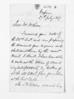 4 pages written 27 Jul 1867 by Edward Lister Green in Napier City to Sir Donald McLean, from Inward letters - Edward L Green