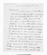 4 pages written 5 May 1856 by Richard Rundle to Sir Donald McLean, from Inward letters - Surnames, Rou - Rus