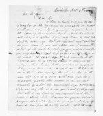 4 pages written 4 Feb 1866 by John Sim in Mohaka to Sir Donald McLean, from Inward letters - John Sim