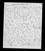 4 pages written 14 Jan 1861 by Archibald John McLean in Maraekakaho to Sir Donald McLean, from Inward family correspondence - Archibald John McLean (brother)