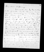 4 pages written 5 Jul 1852 by Sir Donald McLean to Robert Roger Strang, from Family correspondence - Robert Strang (father-in-law)