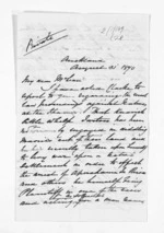 3 pages written 31 Aug 1870 by Dr Daniel Pollen in Auckland Region to Sir Donald McLean, from Inward letters - Daniel Pollen