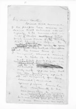 4 pages written by Sir Donald McLean to John Chilton Lambton Carter, from Inward letters - J C Lambton Carter