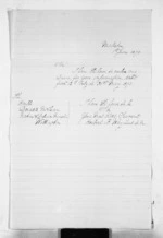 27 pages written 1 Jun 1870 by H F Way in Maketu to Sir Donald McLean in Wellington, from Inward letters and diary extracts - H F Way