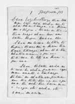 2 pages written 7 Feb 1873 by d Te Kooti Arikirangi Te Turuki to Edward Ogilvie Ross, from Inward letters - Surnames, Roo - Ros