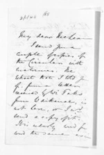 4 pages written 6 Oct 1865 by George Sisson Cooper to Sir Donald McLean, from Inward letters - George Sisson Cooper