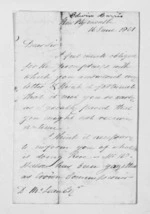 3 pages written 16 Jun 1851 by Edwin Harris in New Plymouth to Sir Donald McLean, from Inward letters - Surnames, Har - Haw