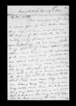 10 pages written 19 Apr 1860 by Archibald John McLean to Sir Donald McLean, from Inward family correspondence - Archibald John McLean (brother)