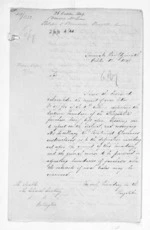 4 pages written 1 Oct 1849 by Sir Donald McLean in New Plymouth District to Wellington, from Native Land Purchase Commissioner - Papers