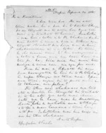 1 page written 24 Feb 1865 by George Sisson Cooper in Napier City, from Superintendent, Hawkes Bay and Government Agent, East Coast - Papers