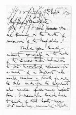 4 pages written 9 Sep 1873 by W Cargill, from Inward letters - Surnames, Cam - Car