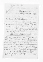 7 pages written 24 Aug 1870 by Henry Tacy Clarke in Auckland Region to Sir Donald McLean, from Inward letters - Henry Tacy Clarke