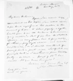 2 pages written 21 Jul 1857 by William John Warburton Hamilton to Sir Donald McLean, from Inward letters - J W Hamilton