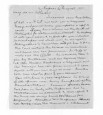 4 pages written 30 Aug 1868 by John Gibson Kinross in Napier City to Sir Donald McLean, from Inward letters -  John G Kinross