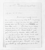 5 pages written 30 Jul 1850 by William Cutfield King in New Plymouth District to Sir Donald McLean, from Inward letters -  Henry King