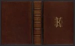 Upper and lower covers and spine, vol 2 of Romola