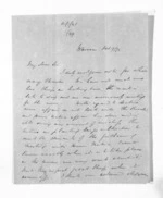 3 pages written 9 Oct 1872 by Samuel Deighton in Wairoa to Sir Donald McLean in Wellington, from Inward letters - Samuel Deighton