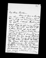 3 pages written 29 Dec 1874 by Sir Robert Donald Douglas Maclean in Wellington to Sir Donald McLean, from Inward family correspondence - Douglas Maclean (son)