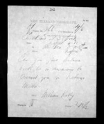 1 page written 4 Dec 1872 by William Kelly in Auckland City to Sir Donald McLean in Napier City, from Native Minister - Inward telegrams