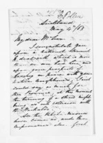 3 pages written 4 May 1863 by Dr Daniel Pollen in Auckland Region to Sir Donald McLean, from Inward letters - Daniel Pollen
