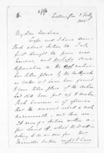 4 pages written 2 Feb 1855 by Sir Francis Dillon Bell in Wellington to Sir Donald McLean, from Inward letters - Francis Dillon Bell